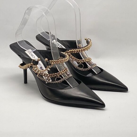 Jimmy Choo JEAN PAUL GAULTIER Bing 90MM Mules size 37.5 - Picture 7 of 16